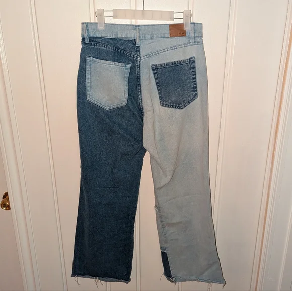 Patchwork Flared Jeans - Picture 3 of 4